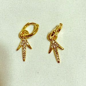 Giles & Brother Thorn Hoop Earrings